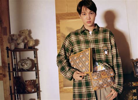 exo kai x gucci|kai x Gucci.